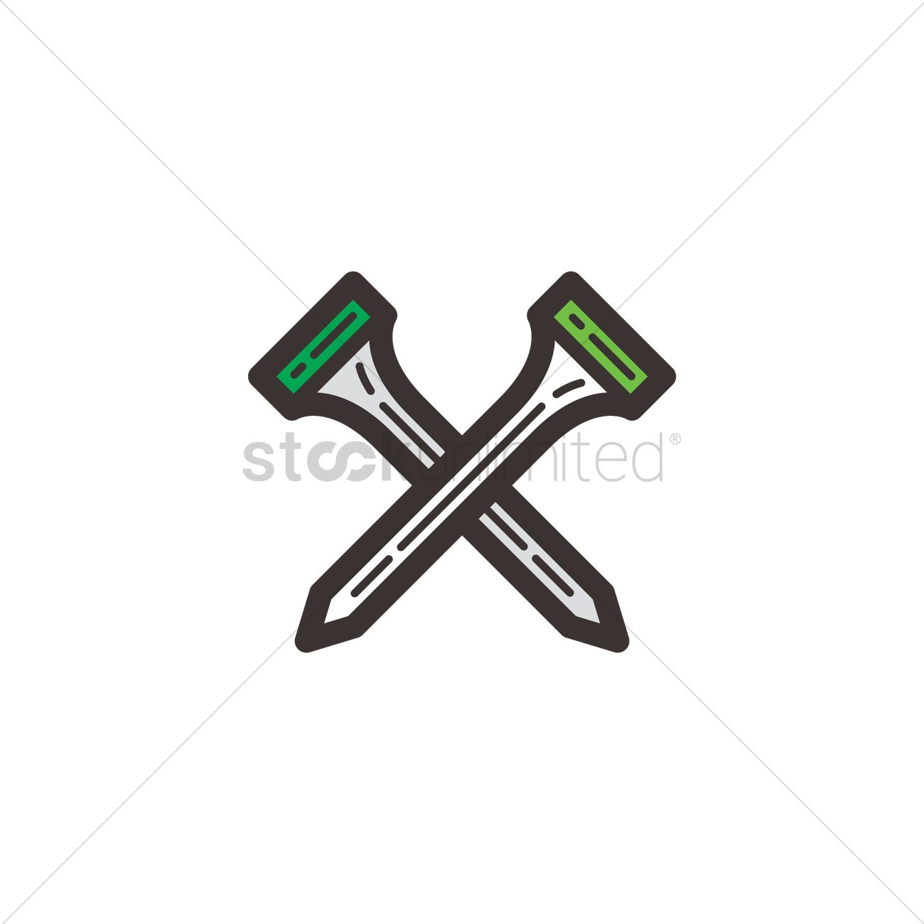 1300x1300 Golf Tee Vector Image