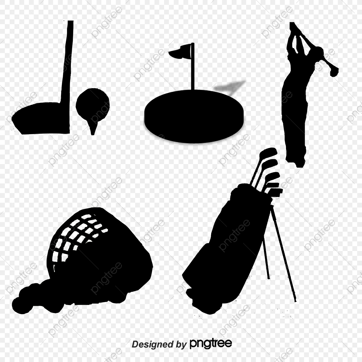 1200x1200 Golf Player Vector, Golf Vector, Golfer, Cartoon Hand Drawing Png