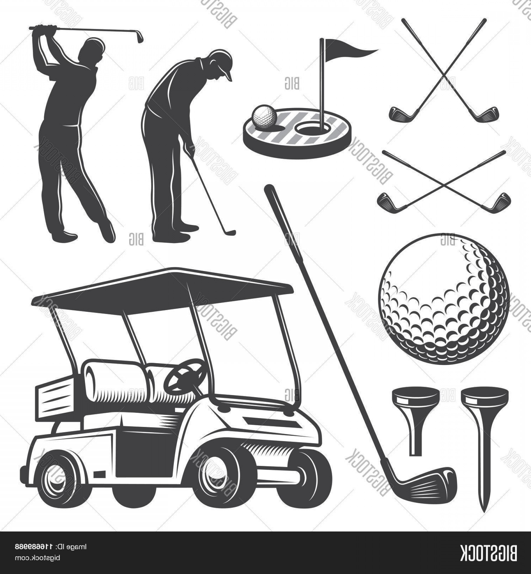1800x1944 Golf Vector Clip Art Catamart
