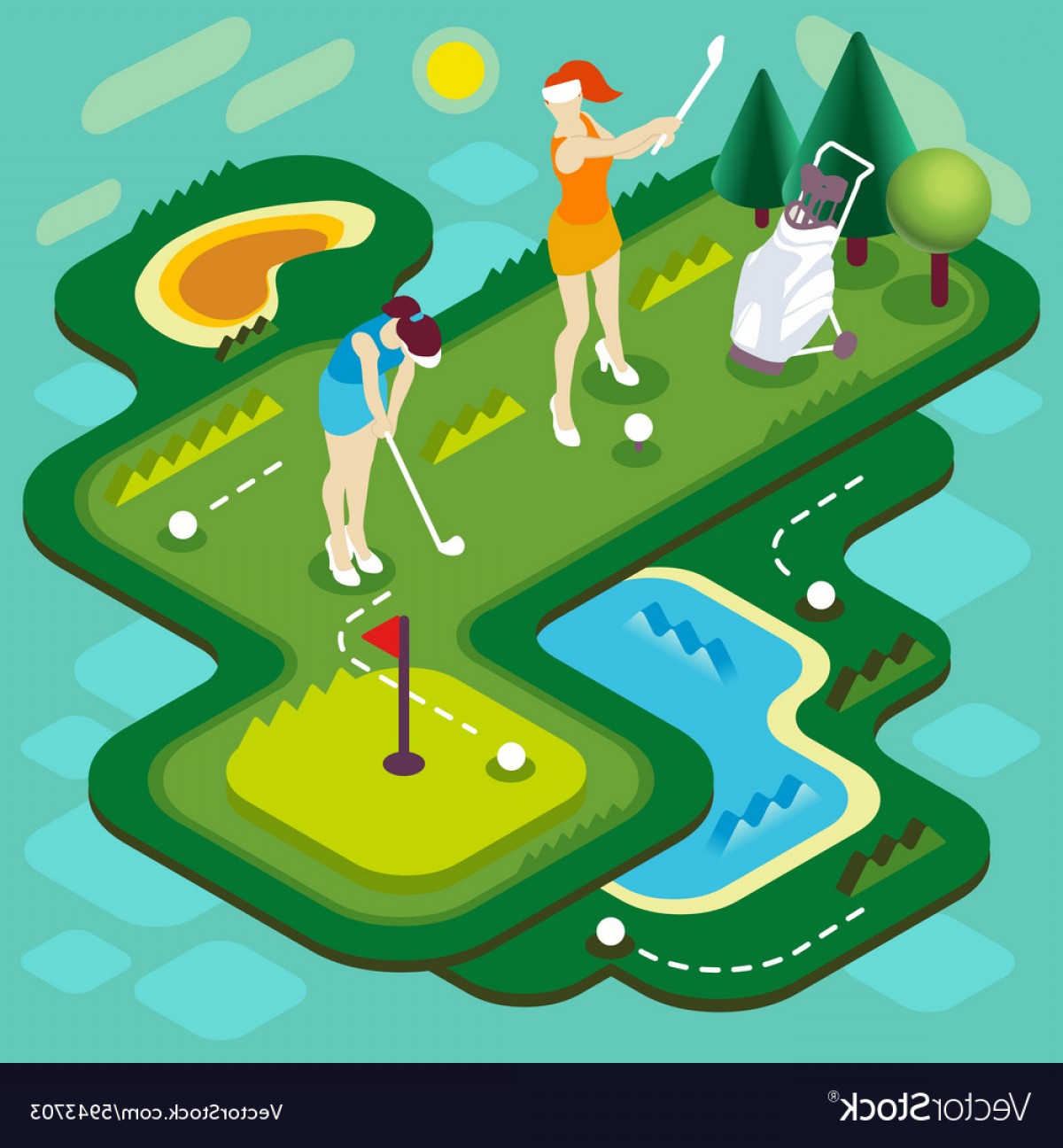 1200x1296 Golf Vector People Cqrecords
