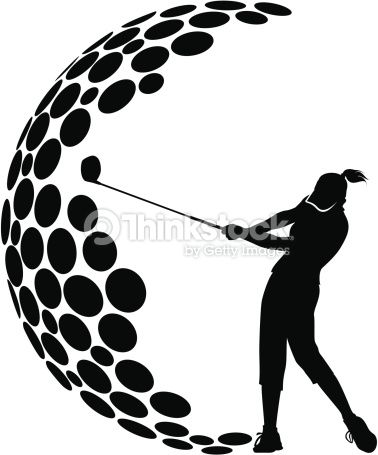 378x455 Vector Designs Vector Art Ladies Golf, Golf Art, Golf Training