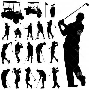 300x300 Stock Photos Playing Golf Vector Illustration Image Geekchicpro