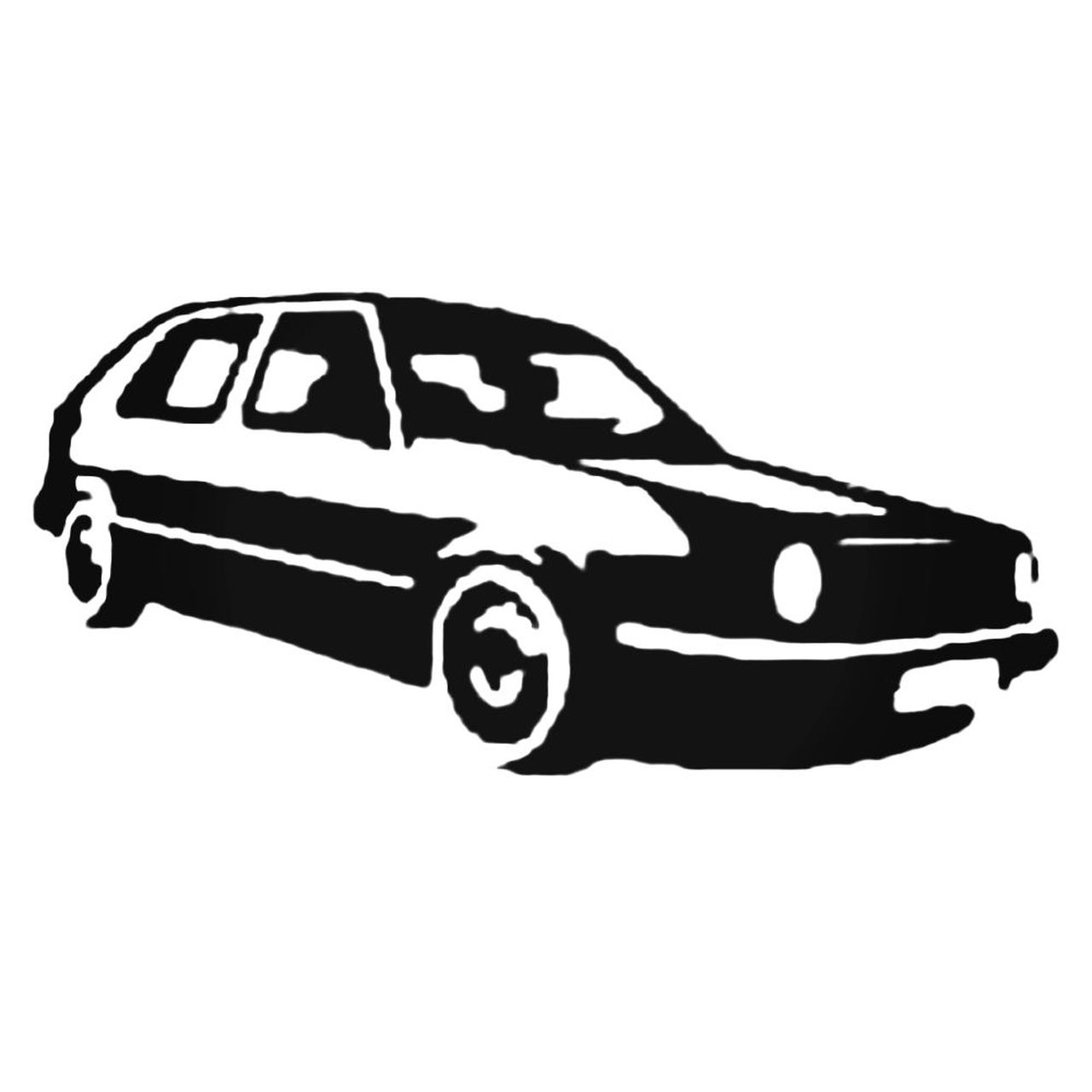 1280x1280 Golf Vector Decal Sticker
