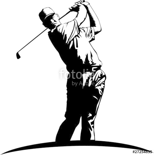 496x500 Golf Player Stock Image And Royalty Free Vector On Fotolia