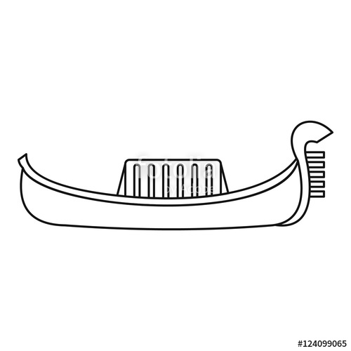 500x500 Gondola Icon Outline Illustration Of Gondola Vector Icon For Web