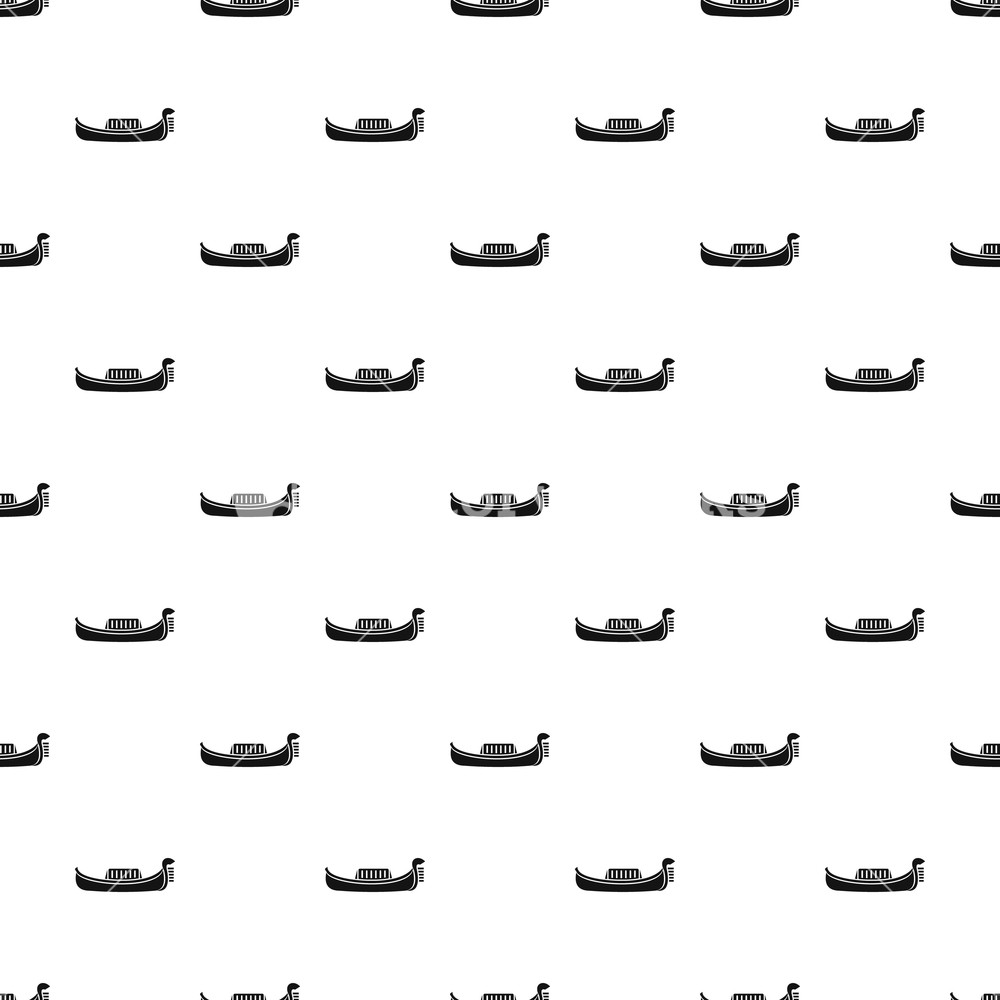 1000x1000 Gondola Pattern Simple Illustration Of Gondola Vector Pattern