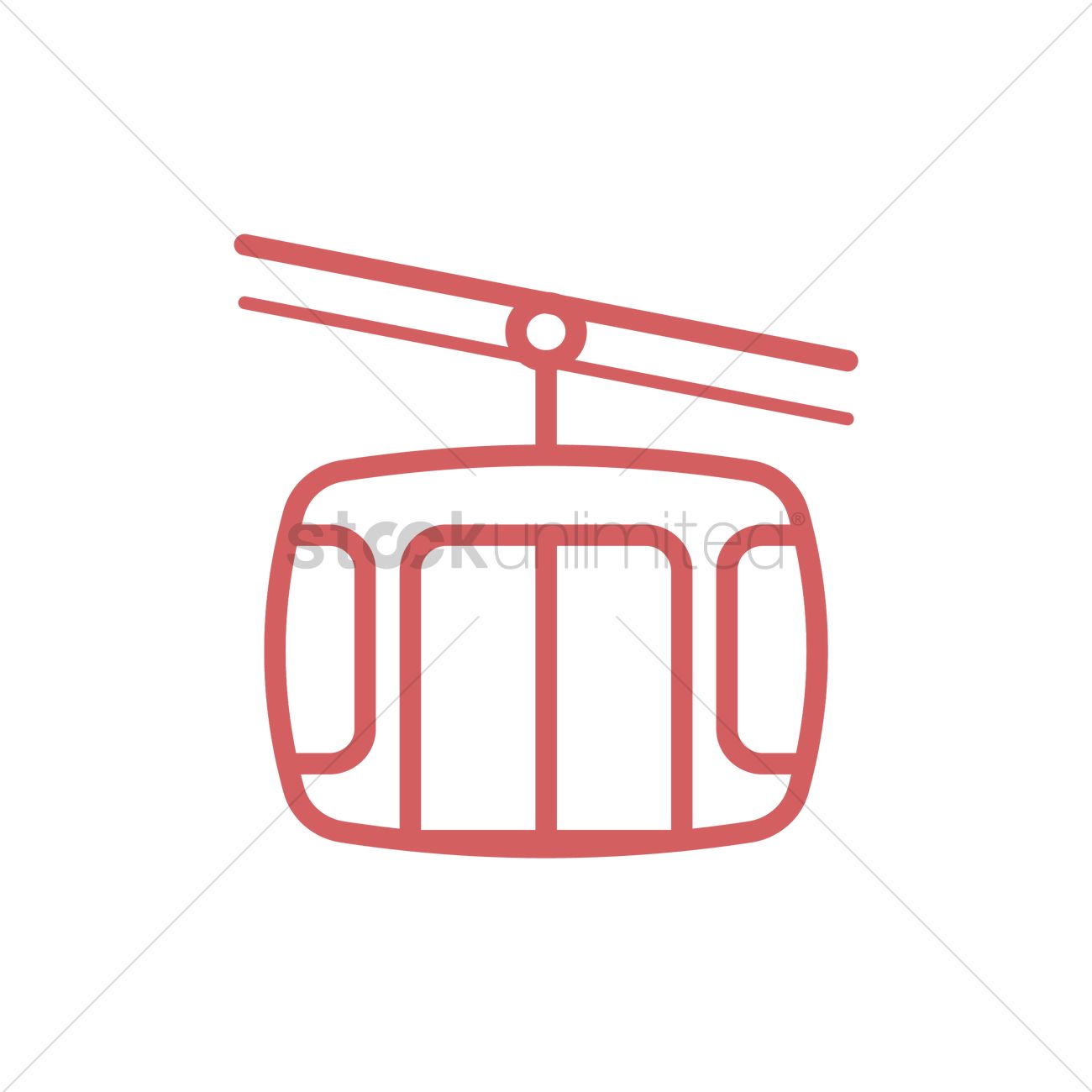 1300x1300 Swiss Gondola Vector Image