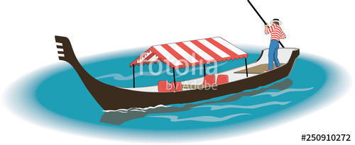 500x205 Gondola Vector Illustration Stock Image And Royalty Free Vector
