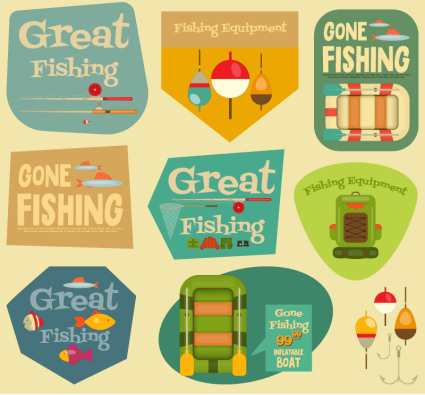 Gone Fishing Vector
