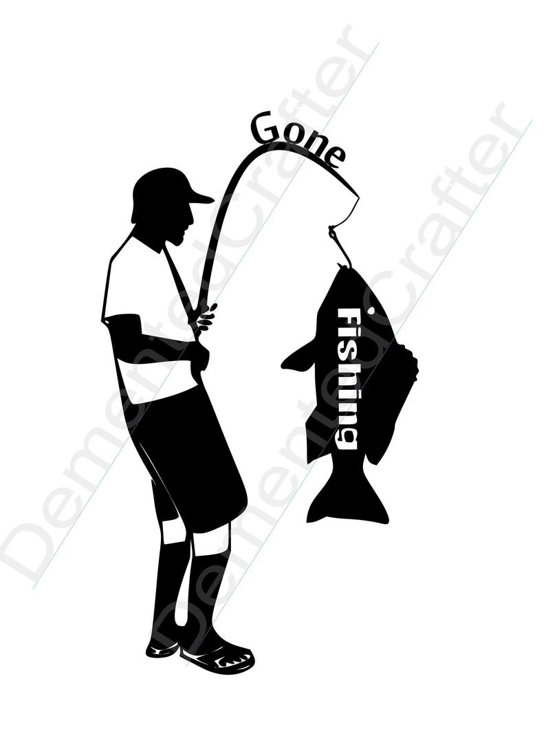 Download Gone Fishing Vector at Vectorified.com | Collection of ...