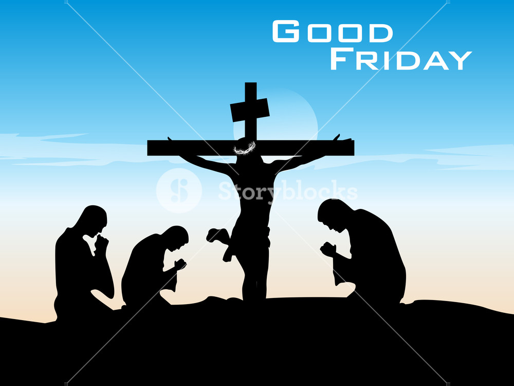 Vector Good Friday Illustration Royalty Free Stock Image 1000x750 Vector Good Friday Illustration Royalty Free Stock Image