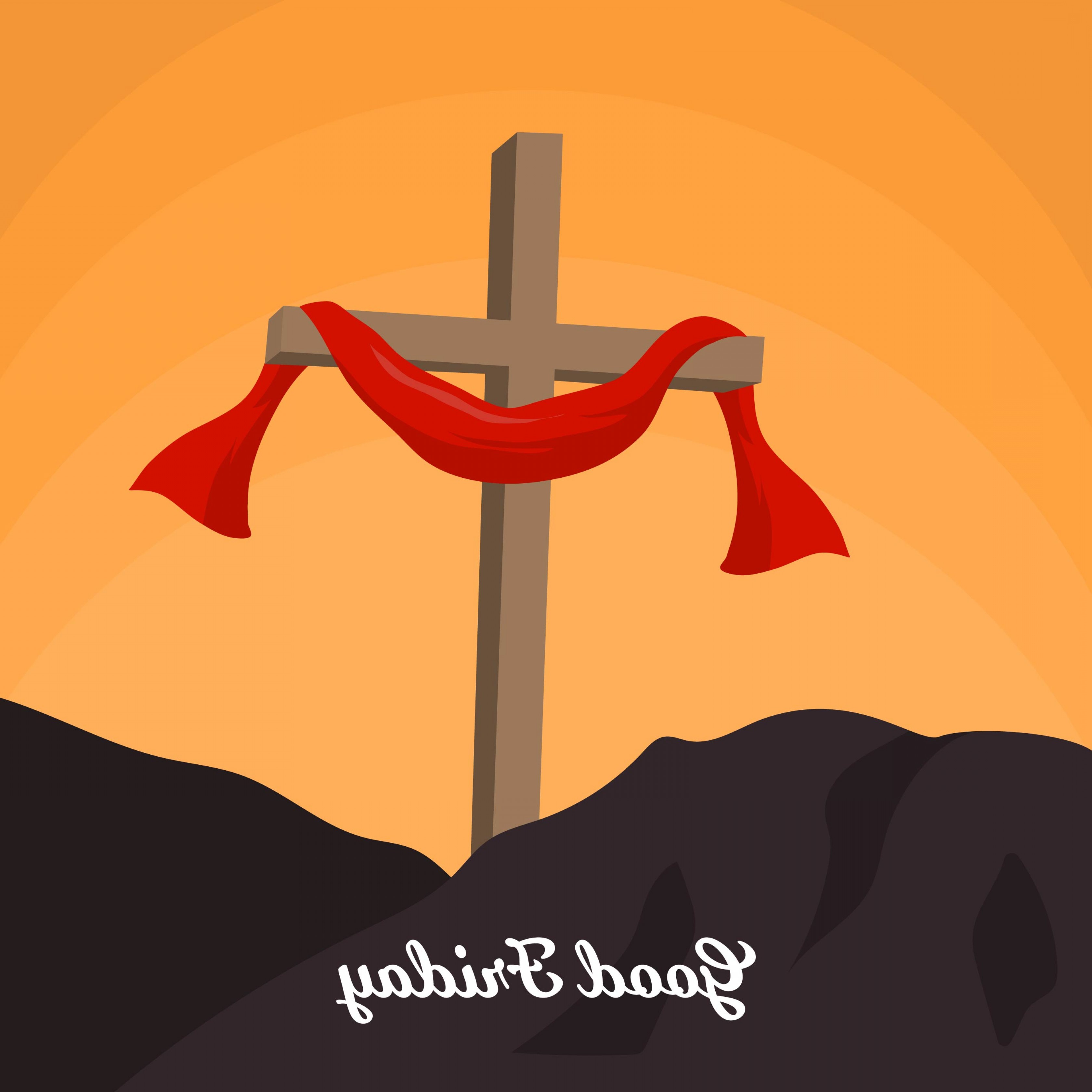 Flat Good Friday Vector Background Catchsplace 3360x3360 Flat Good Friday Vector Background Catchsplace