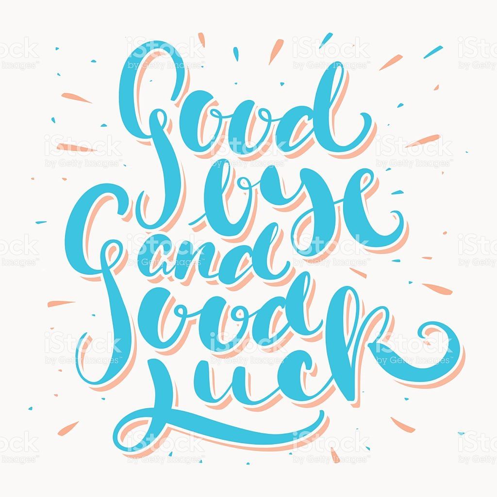 Goodbye And Good Luck Farewell Card Vector 1024x1024 Goodbye And Good Luck Farewell Card Vector