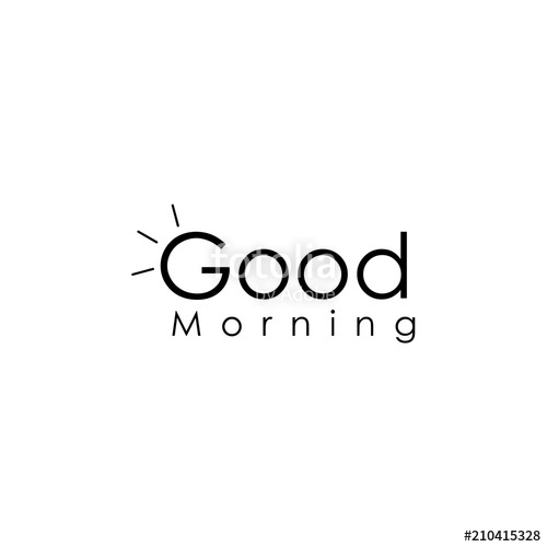 500x500 Good Morning Vector Design Stock Image And Royalty Free Vector