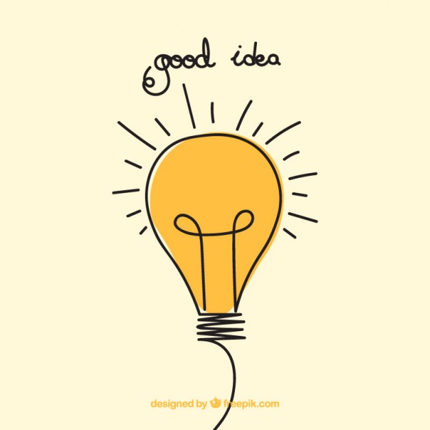 626x626 Good Idea Hand Drawn Illustration Vector Free Download