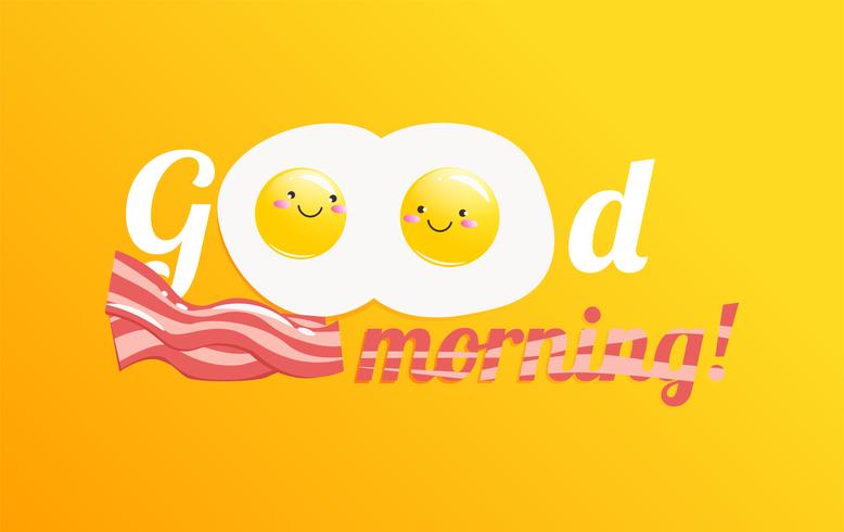 778x490 Good Morning Banner Classic Tasty Breakfast Of Eggs And Bacon