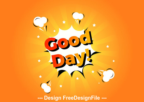 500x353 Good Day Cartoon Background Vector Free Download