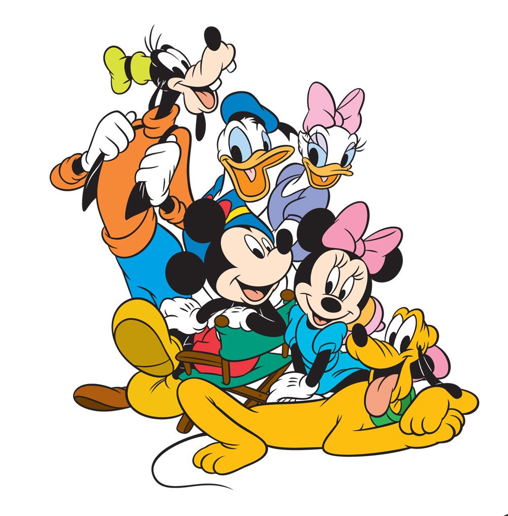 1000x1017 Mickey Minnie Clipart Design Disney Mickey Minnie Goofy Vector