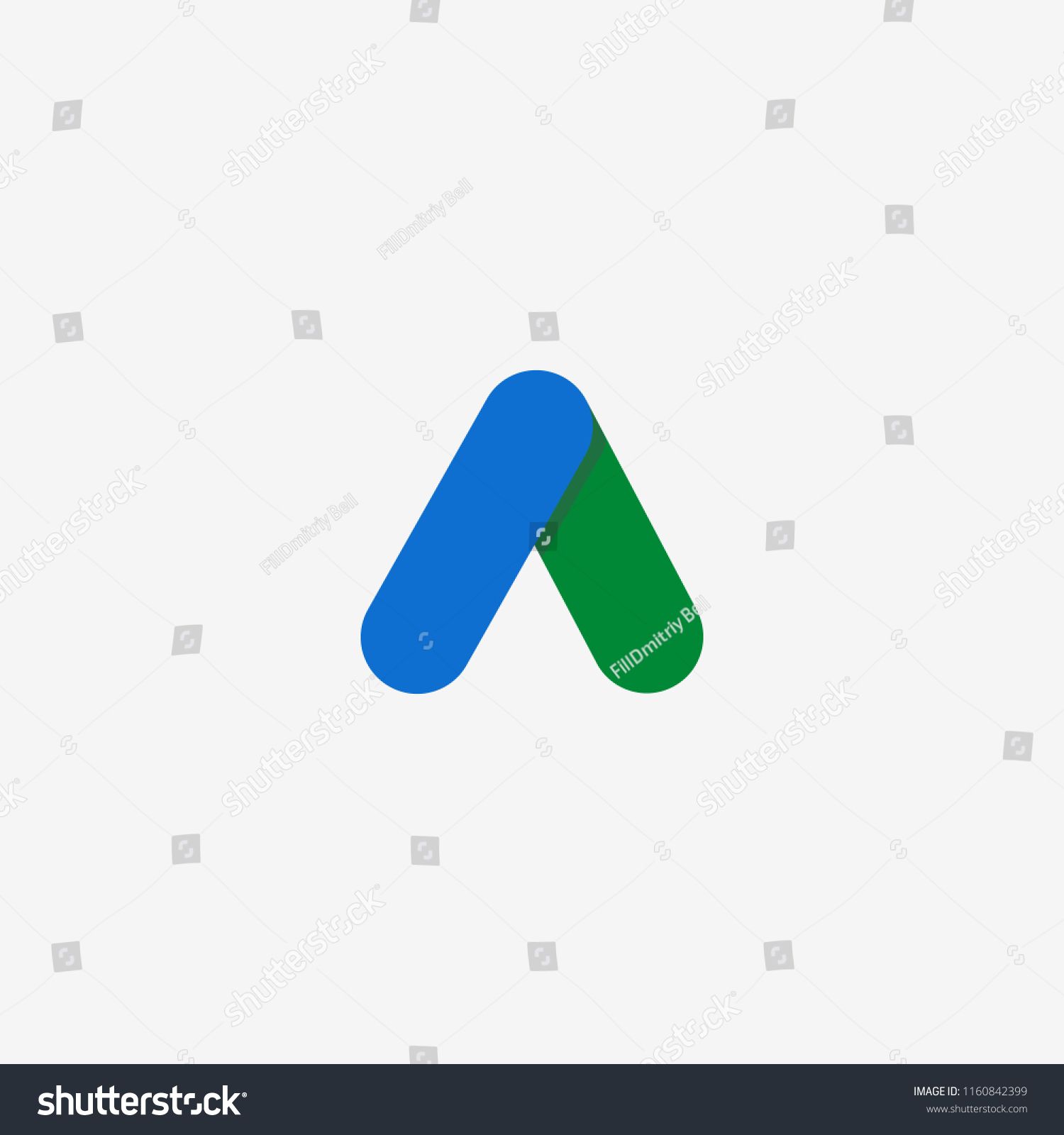 1500x1600 Google Adwords Logo Flat Icon, Symbol, Web Vector Illustration