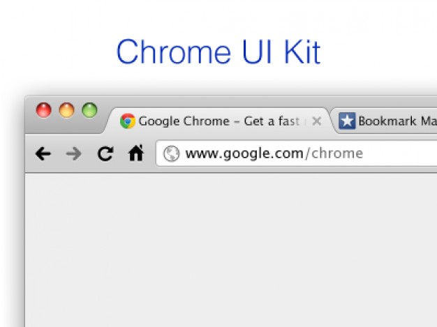 626x469 Browser Template Google Chrome Ui Kit Free Download