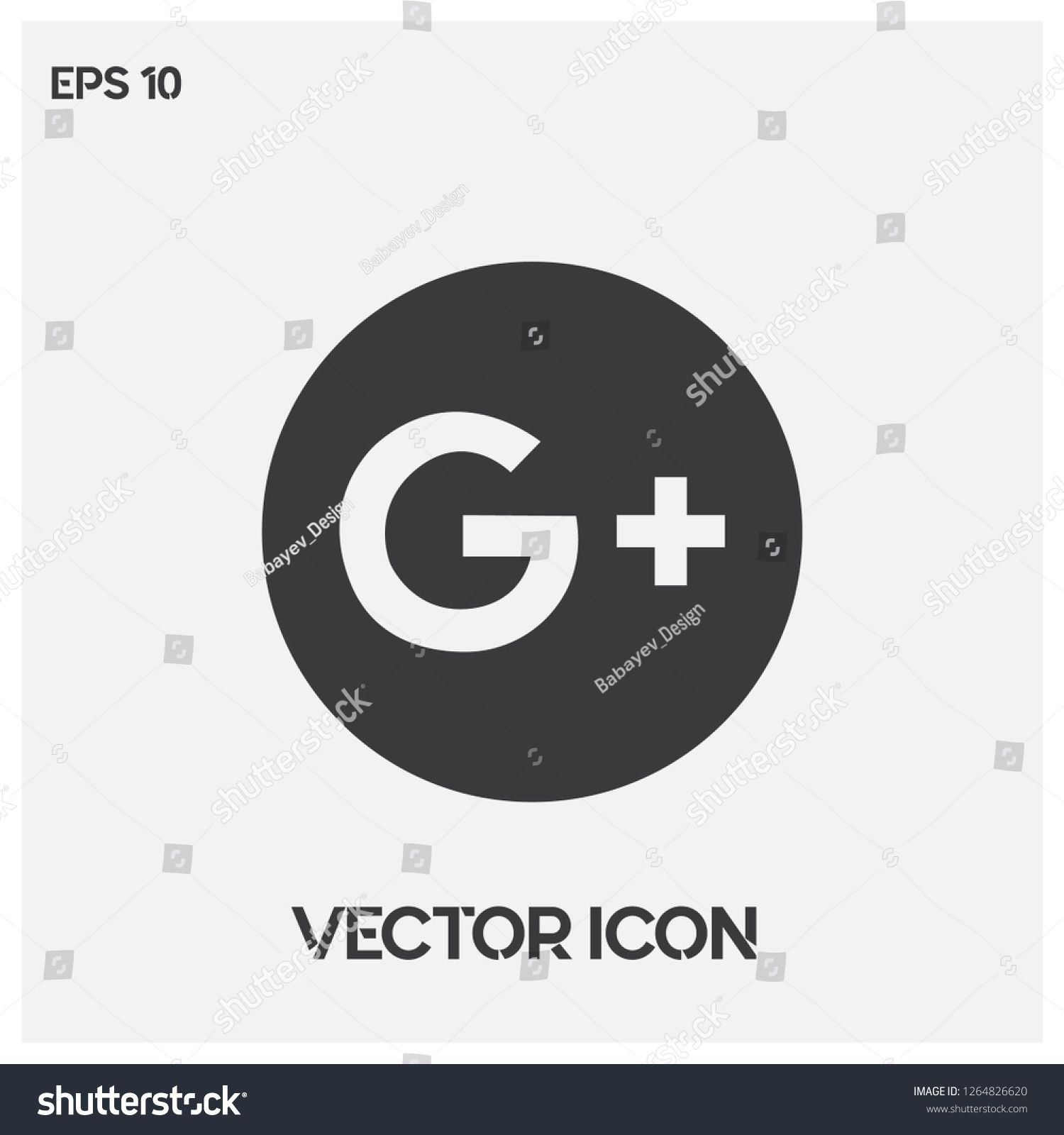 1500x1600 Google Plus Symbol Google Icon Vector Social Media Symbol