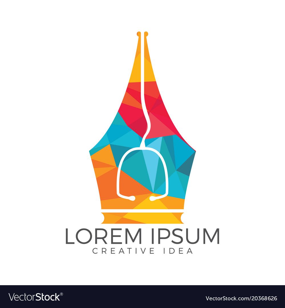 1000x1080 Modern Stethoscope Logo