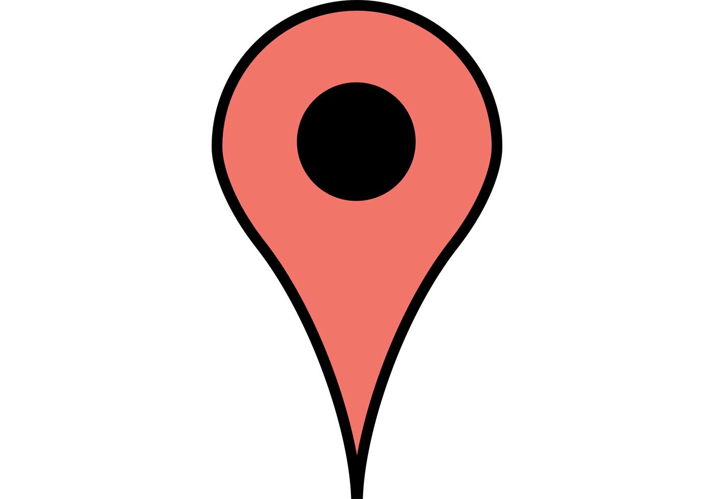 1400x980 Free Google Maps Pointer Icon Vector Puntozero