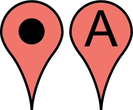 432x358 Free Google Maps Pointer Icon Free Vector In Adobe Illustrator