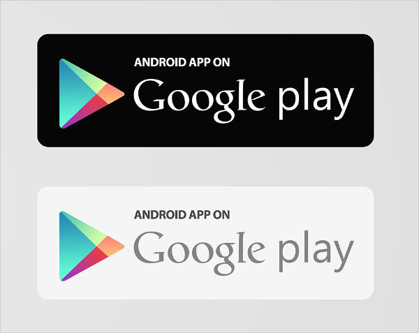 Google Play Button Vector at Vectorified.com | Collection of Google ...