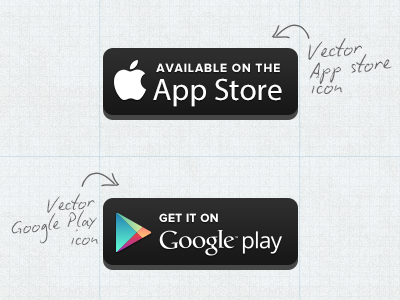 400x300 Free Vector Appstoregoogleplay Button