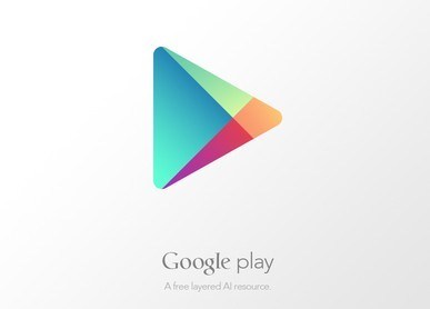 387x278 Free Google Play Icon Vector