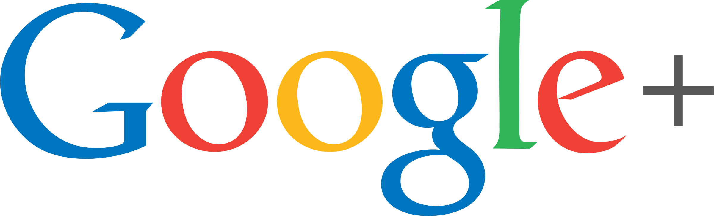 2400x728 Google Plus Logo Png Transparent Vector