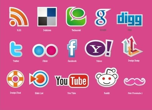 Facebook Twitter Youtube Google Icons Free Vector Download 487x353 Facebook Twitter Youtube Google Icons Free Vector Download