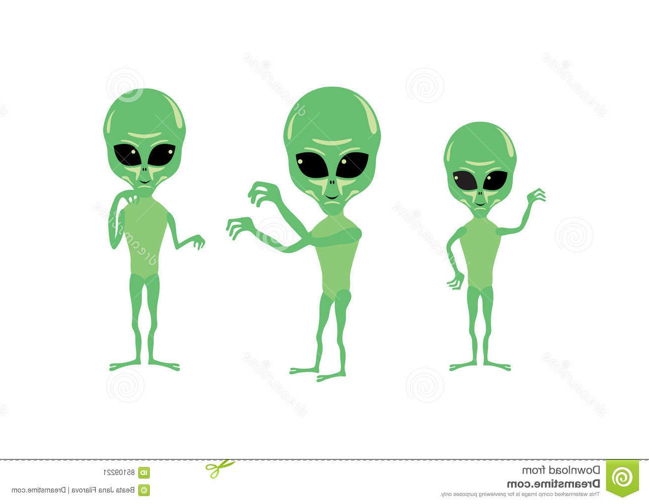 1300x1009 Best Free Alien Cartoon Characters Vector Drawing Free Vector