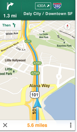 272x464 Google Maps Arrives Voice Turn