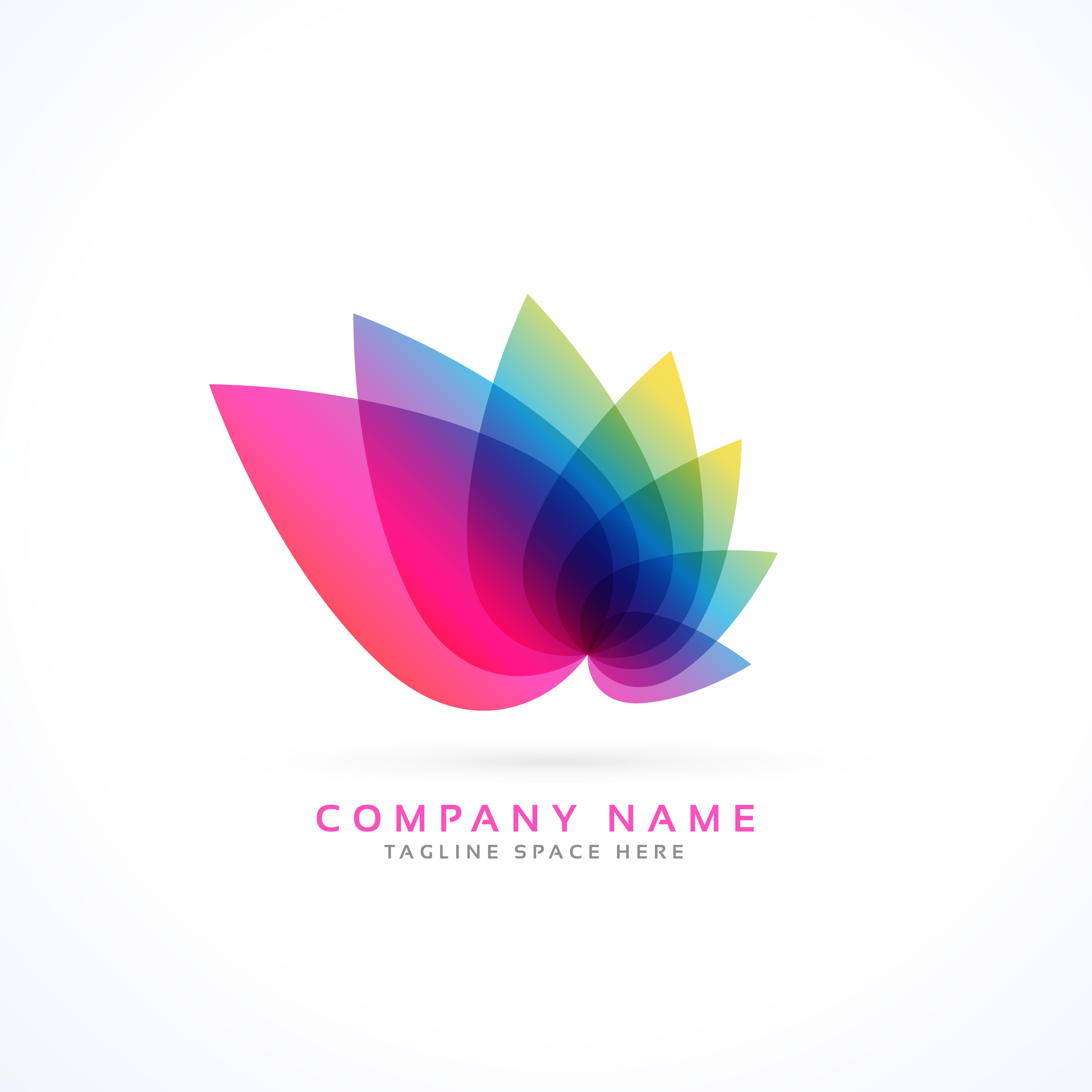 Colorful Petals Flower Logo Concept Colour Wheel Flower Logo 4000x4000 Colorful Petals Flower Logo Concept Colour Wheel Flower Logo