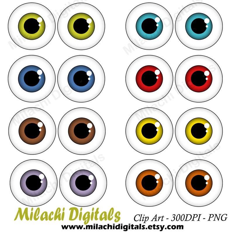 794x794 Googly Eyes Clipart Monster Eyes Clipart Vector Graphics Etsy