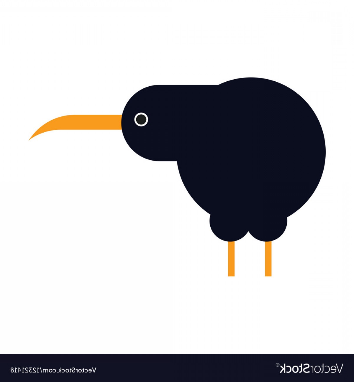 1200x1296 North Island Brown Kiwi Bird Cartoon Flat Vector Geekchicpro