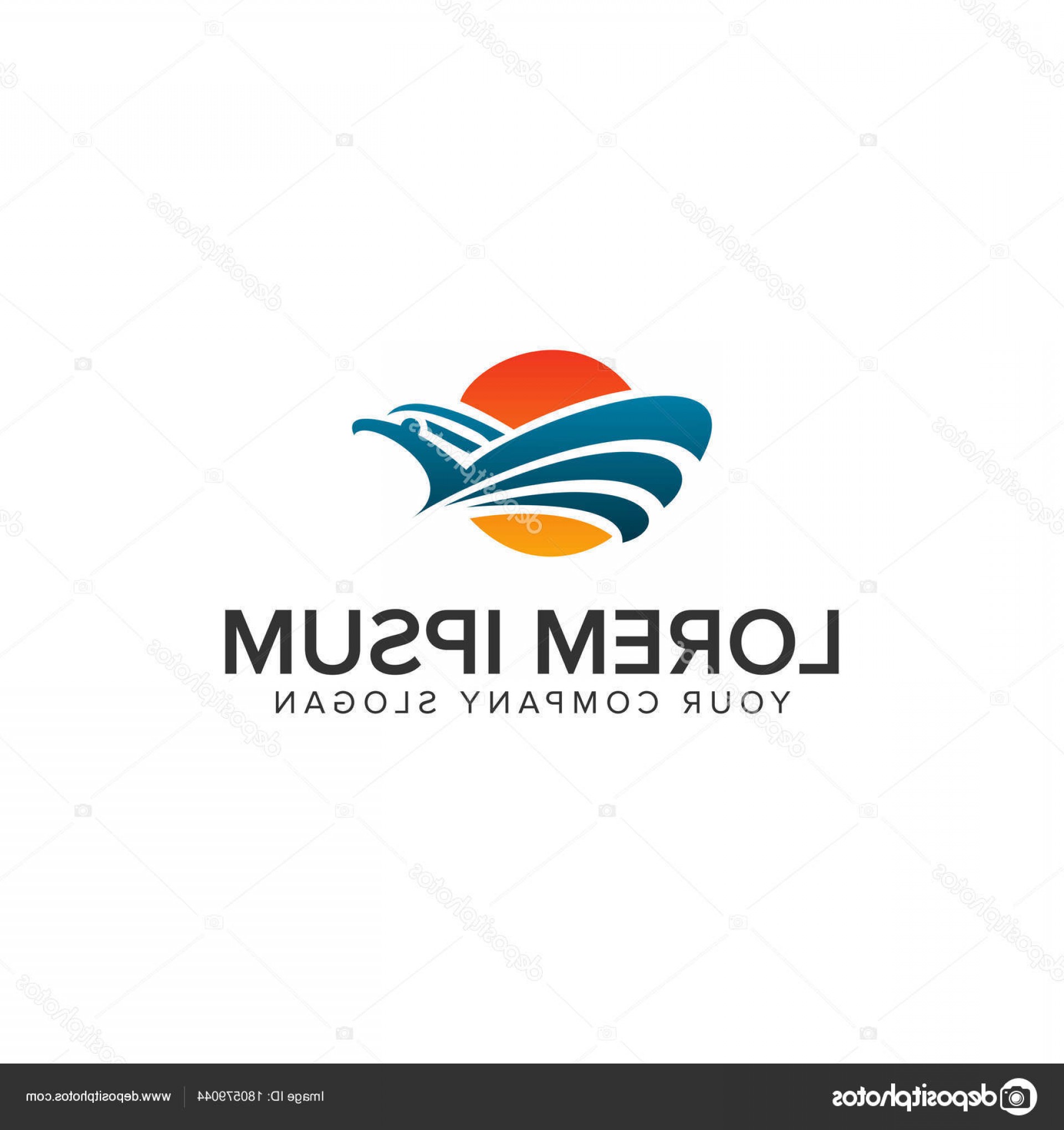 1920x2040 Stock Illustration Bird And Sun Logo Design Geekchicpro