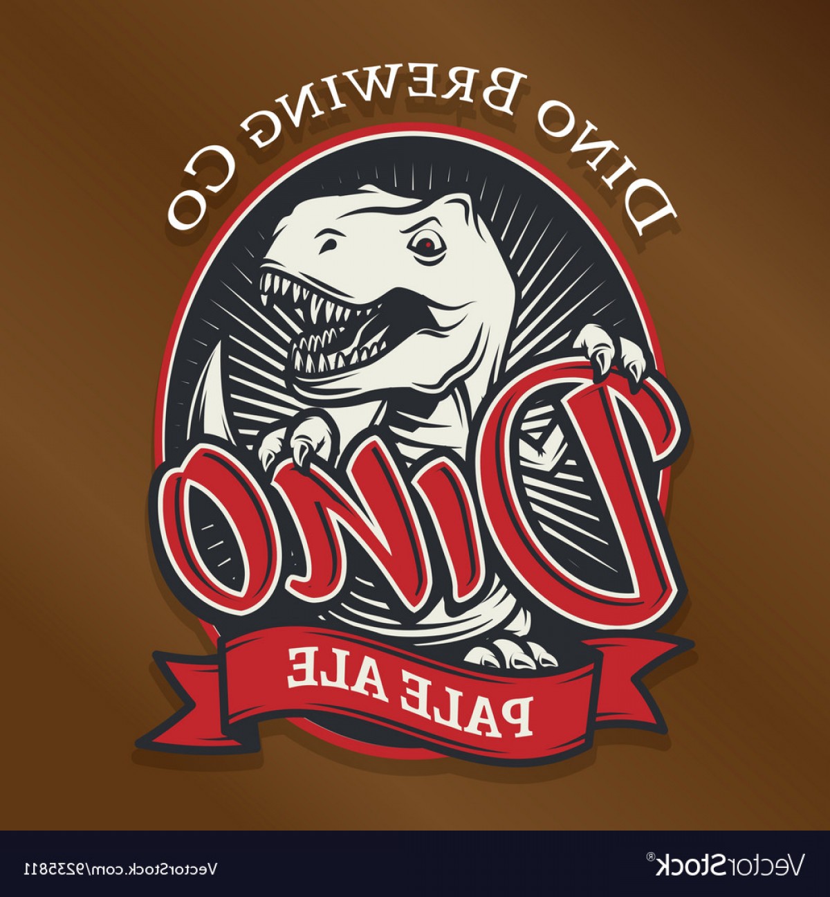1200x1296 Dino Craft Beer Logo Concept T Rex Bar Vector Geekchicpro