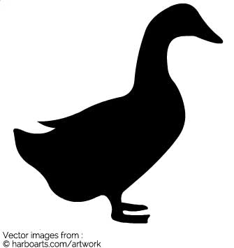 335x355 Download Silhouette Of Goose