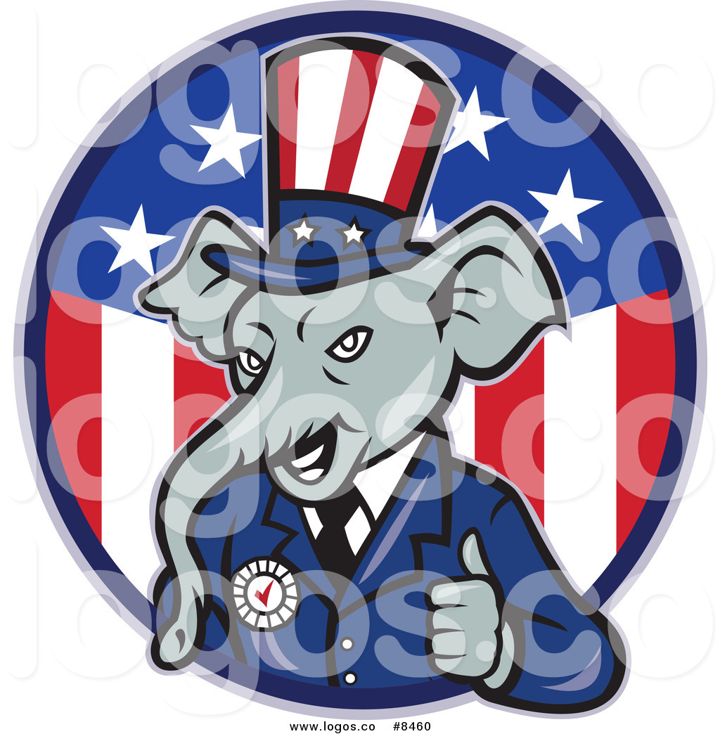 1024x1044 Royalty Free Clip Art Vector Republican Gop Party Elephant Uncle