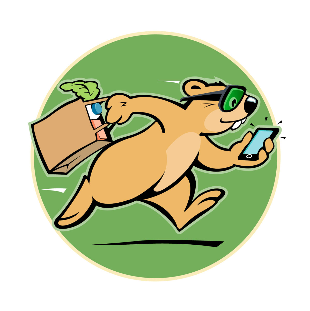 1198x1200 Gopher Vector Gerry O'neill Illustration