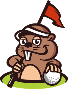 229x300 Gopher Animal Mascot For Golf Logo Vector