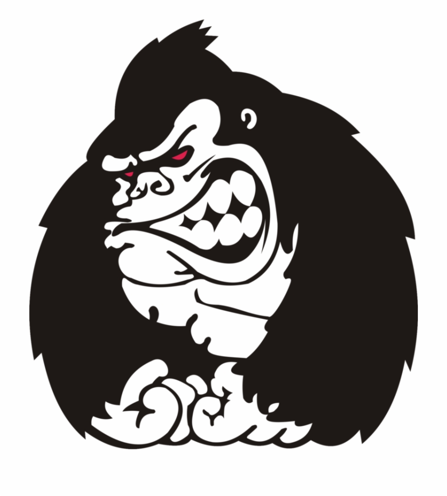 920x1020 Gorilla Vector Png