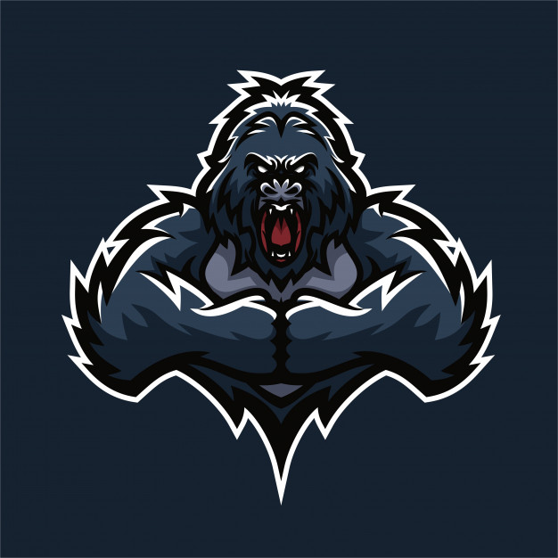 626x626 Gorilla Logo Template Vector Premium Download