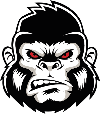 398x452 Hd Gorilla Vector Smoking