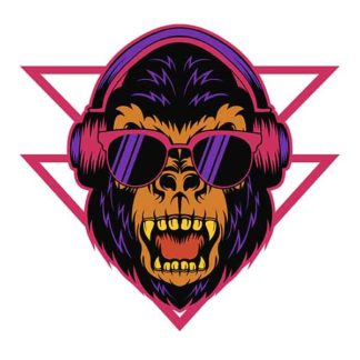 324x324 Gorilla Vector Vectorskey