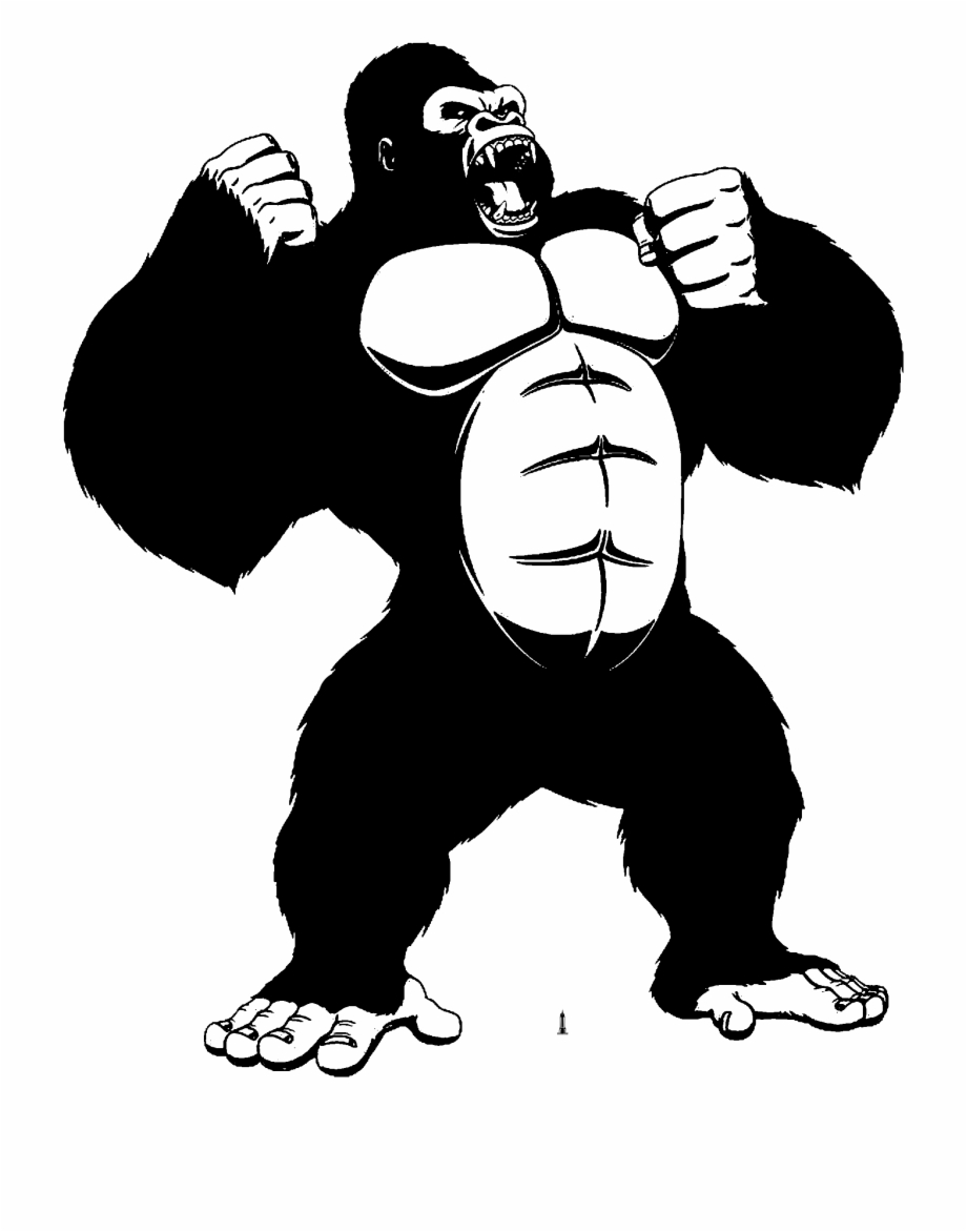 920x1172 Collection Of Free Gorilla Vector Skeleton Download