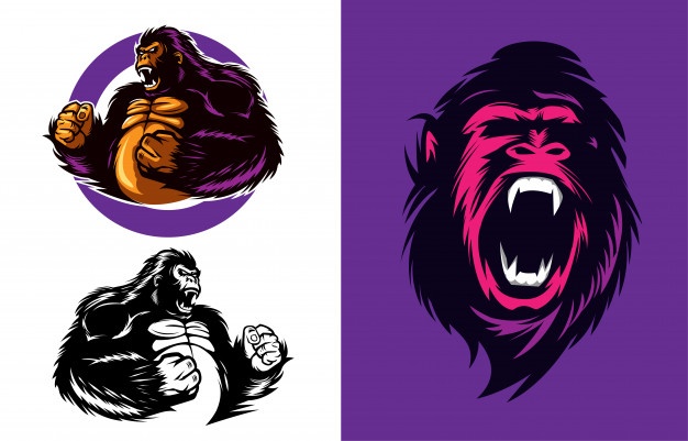 626x401 Gorilla Illustration Vectors, Photos And Free Download